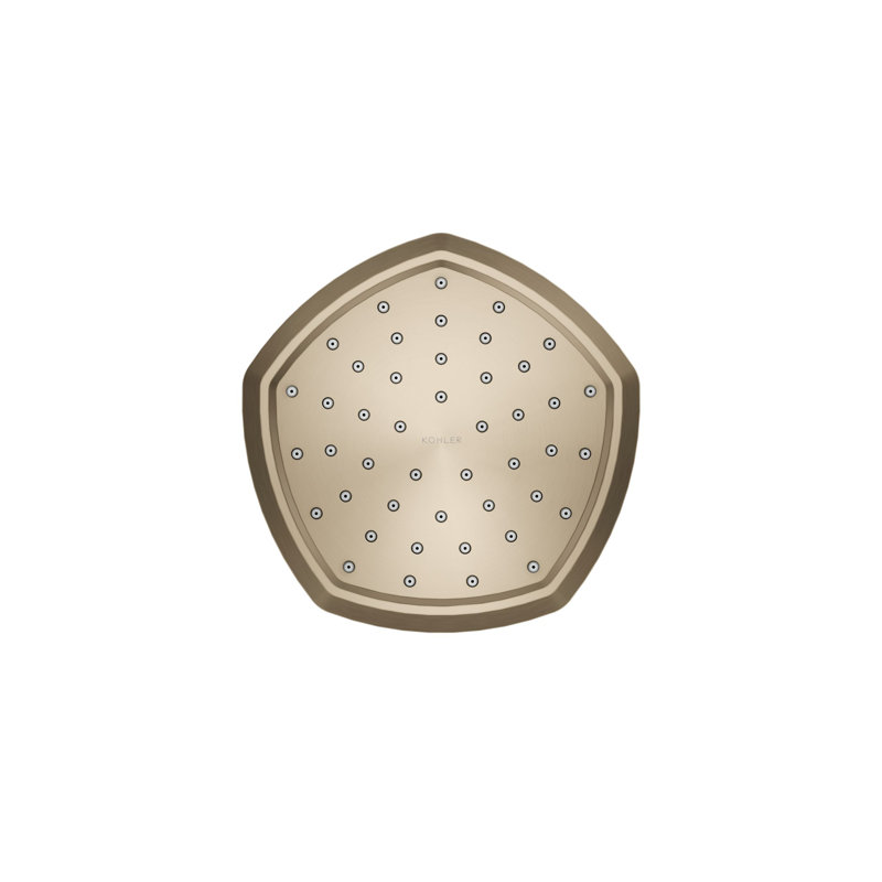 Occasion Full/Standard Fixed Shower Head, Vibrant Brushed Bronze, 2.5 GPM 