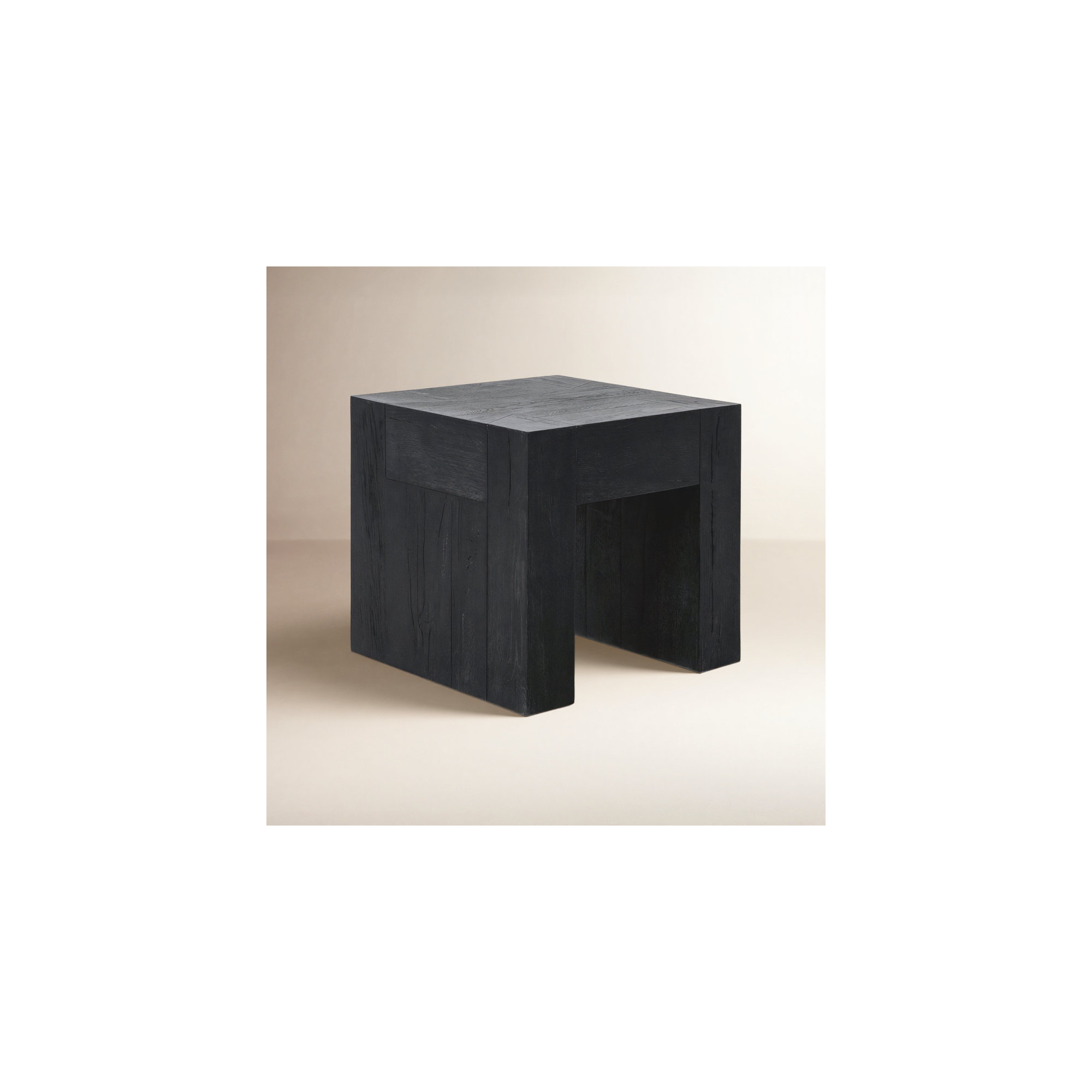 Elise Sled End Table, Meadow Black