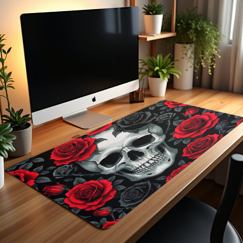 Polyester Desk Pad, 14.4x12.1