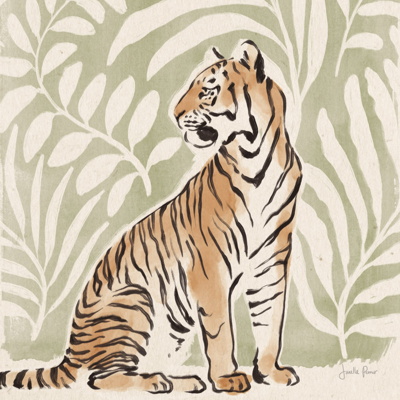 Jungle Cats II by Janelle Penner - Wrapped Canvas Painting, 91cm H x 61cm W