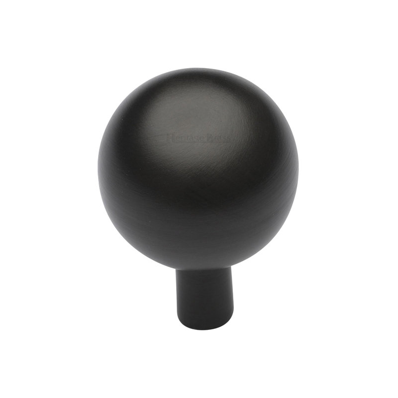 Heritage Brass Cabinet Knob Sphere Design, 2.8cm