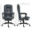 Chaise de bureau à 7 points de massage vibrant avec dossier inclinable-1880927507