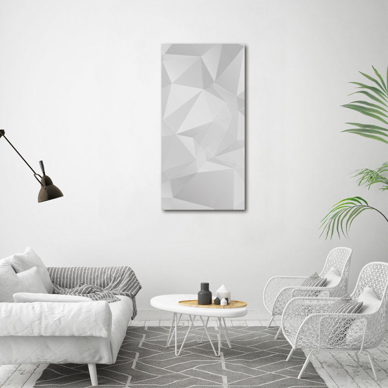 Abstraction Triangles - Wrapped Canvas Print