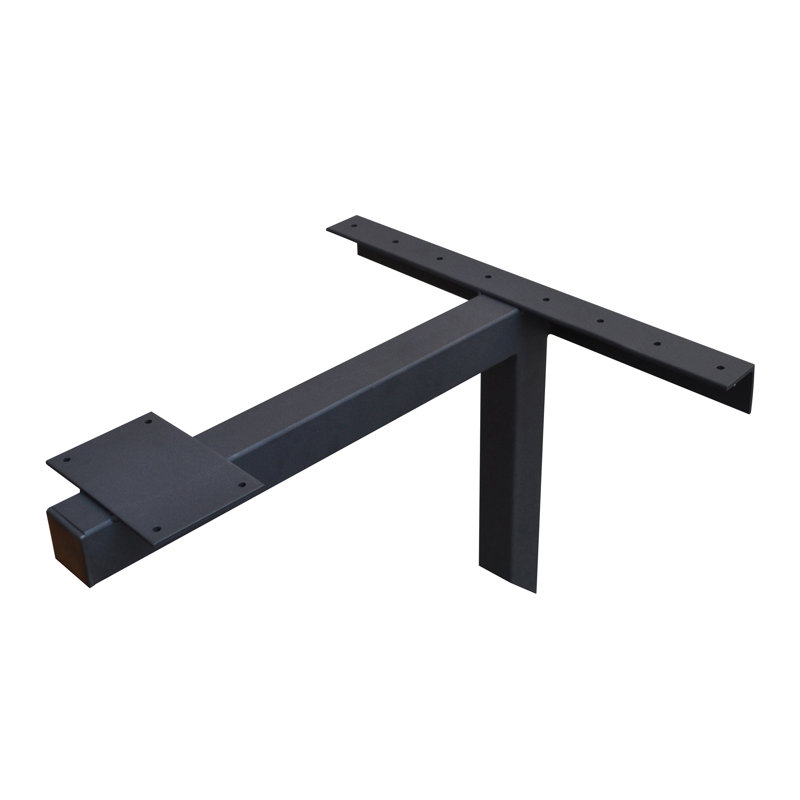 16" x 21" Steel Wall-Mounted Cantilever Table Base