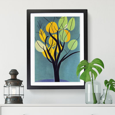 Pear Tree Abstract - Single Picture Frame Print