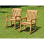 Makris Teak Outdoor Rocker Chair
