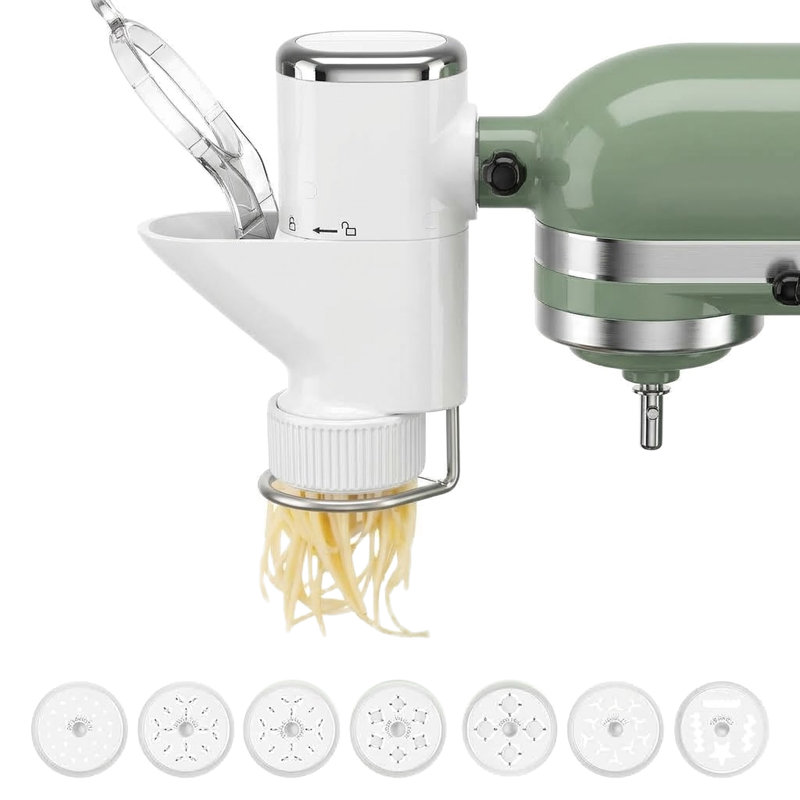 Teamson Select Piece Pasta Press Attachment Set