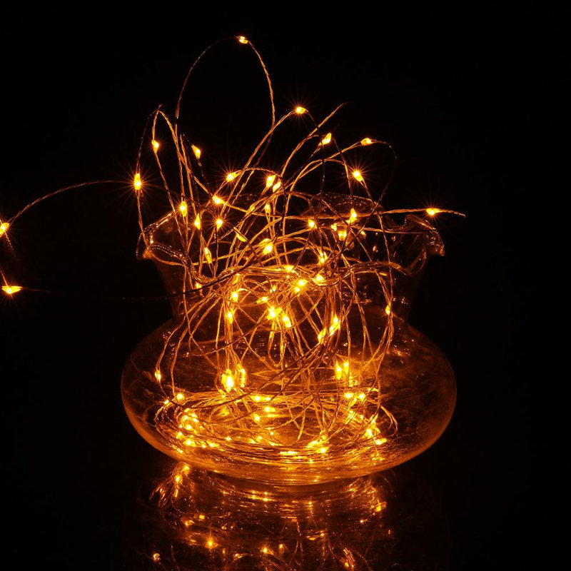 Guirlandes lumineuses, Jaune