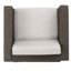Coussin d'extérieur d'extérieur 4 pièces - brun, imperméable, coussins calmes et imperméables
