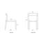Wood Outdoor Stacking Dining Side Chair