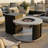 Castleman Smokeless & 50,000 BTU Propane Gas Fire Pit Table With Volcanic Rock