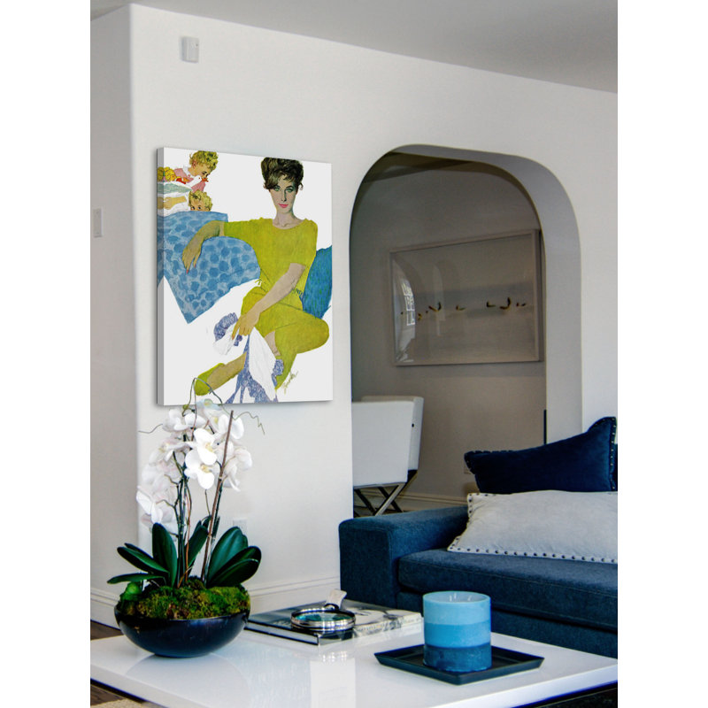 The Girl Who Pretended 39" x 30" Canvas Art Print