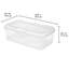 Contenant de boîte de rangement empilable en plastique Sterilite-544570443-544570438-544570444