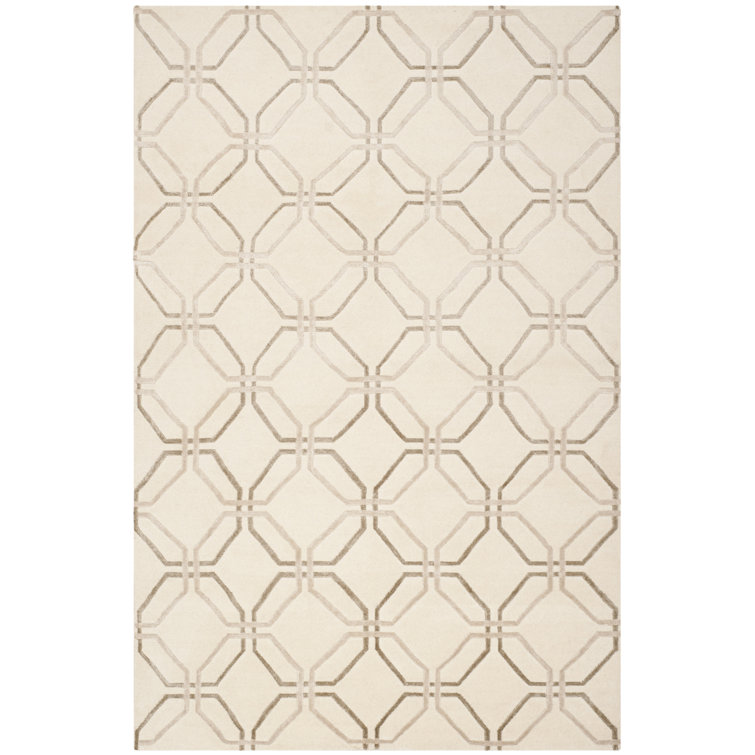 Ivory Geometric Rug