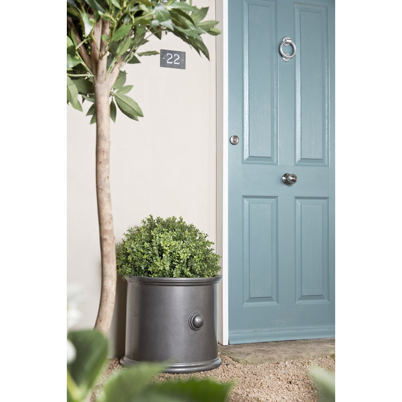 Galghard Handmade Pot Planter, H42 x W48 x D48cm, Dark Grey
