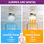 52" Atos 5 - Blade Cystal Ceiling Fan with Remote Control and Light Kit Included