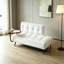 Canapé moderne à deux places en velours avec dossier et table d'appoint rotative à 360 ° - Repose-pieds, banc multi-usage, ensemble de bureau et de chaise, conception peu encombrante pour le salon, la chambre à coucher, un appartement-855255332