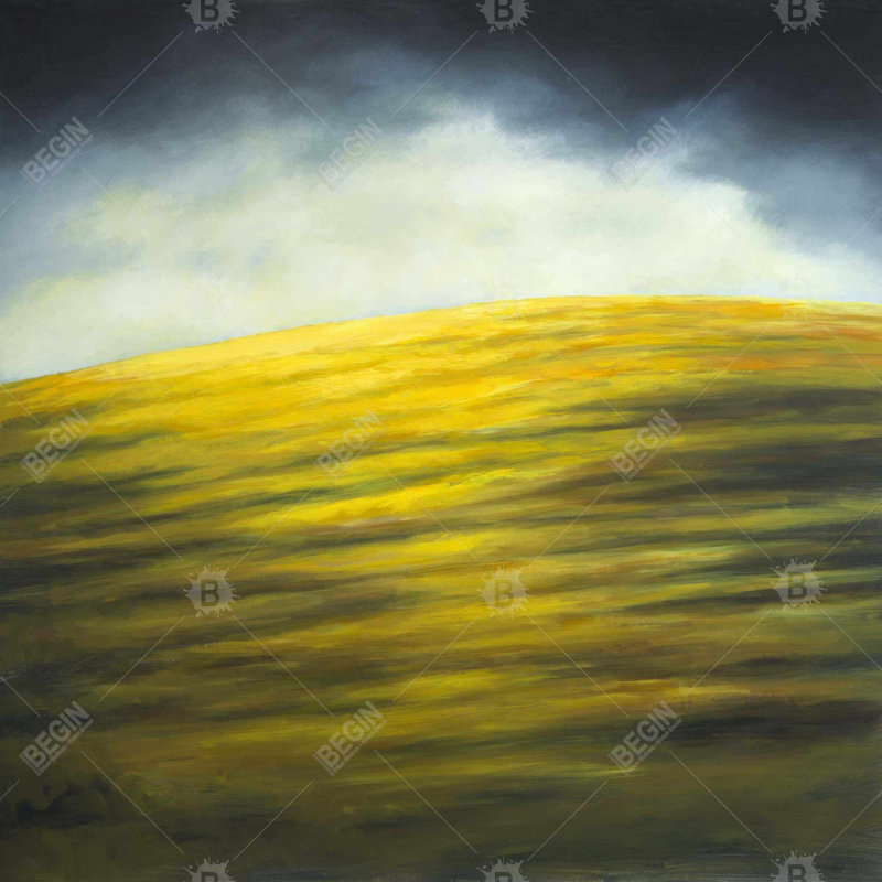 Hillock - 32"x32" art on canvas