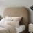 Keynote Upholstered Fabric Curved Platform Bed-101181373-101181368