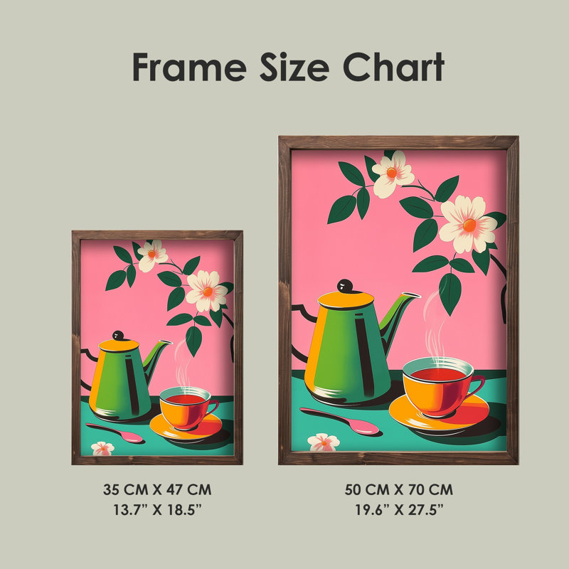 Stunning Decorative Framed MDF Painting, 13.8 x 18.5 x 0.8 inches | 100% MDF with 3 mm Thickness, Elegant Pine Wood Frame | UV Printed Artwork for Home Decor, Perfect for Living Room & Bedroom Accent