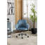 Chaise de bureau moderne, hauteur réglable, roulettes-136969376