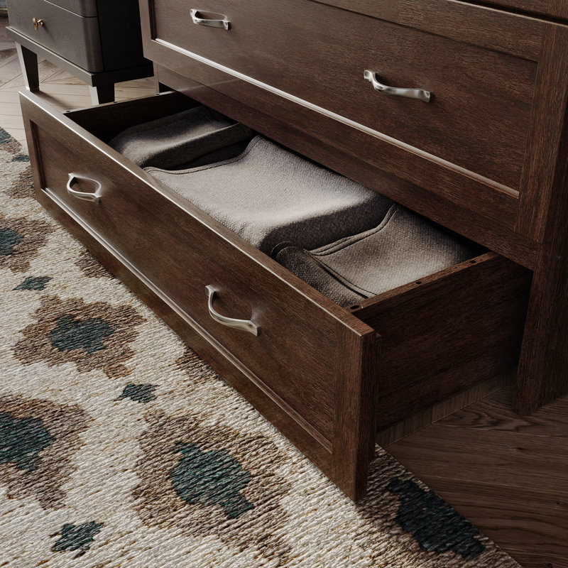 Commode escamotable Andriena avec matelas de 15 cm, rangement et chargeur intégré, Très grand simple, Ambre brûlé foncé