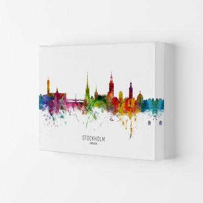Stockholm Sweden Skyline by Michael Tompsett - 1 Piece Wall Art