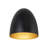 Yarrow 5-in Black Dimmable LED Wall Sconce