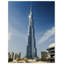 Impression sur toile Burj Khalifa - horizon de Dubaï - affiche sur toile gratte-ciel emblématique - œuvre d'art de paysage urbain-87826022-87826027