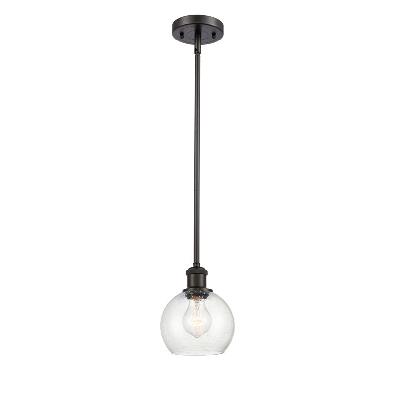 Luminaire suspendu sphère 1 lumière Cindi, Ampoule non incluse, Bronze huilé
