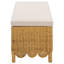Banc Manon Scallop avec coussin-1768061067