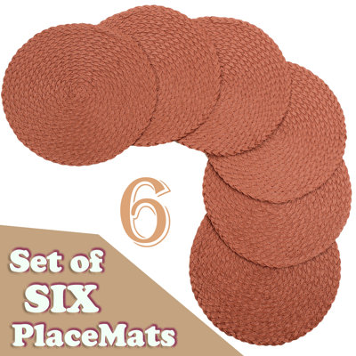 Ensemble de 6 napperons antidérapants Daisy
