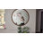 30'' Leyburn Modern Round Solid Natural Wood Framed Wall Mounted Mirror For Bathroom&Bedroom-146597778-146597779