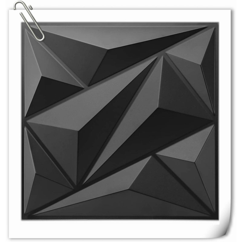 Wall Decor on PVC, Black
