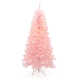 6.5Ft Pre-Lit Pink Full Artificial Christmas Tree