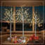 Arbre artificiel avec lumières blanches chaudes 4FT 48 LED / 5FT 72 LED / 6FT 96 LED