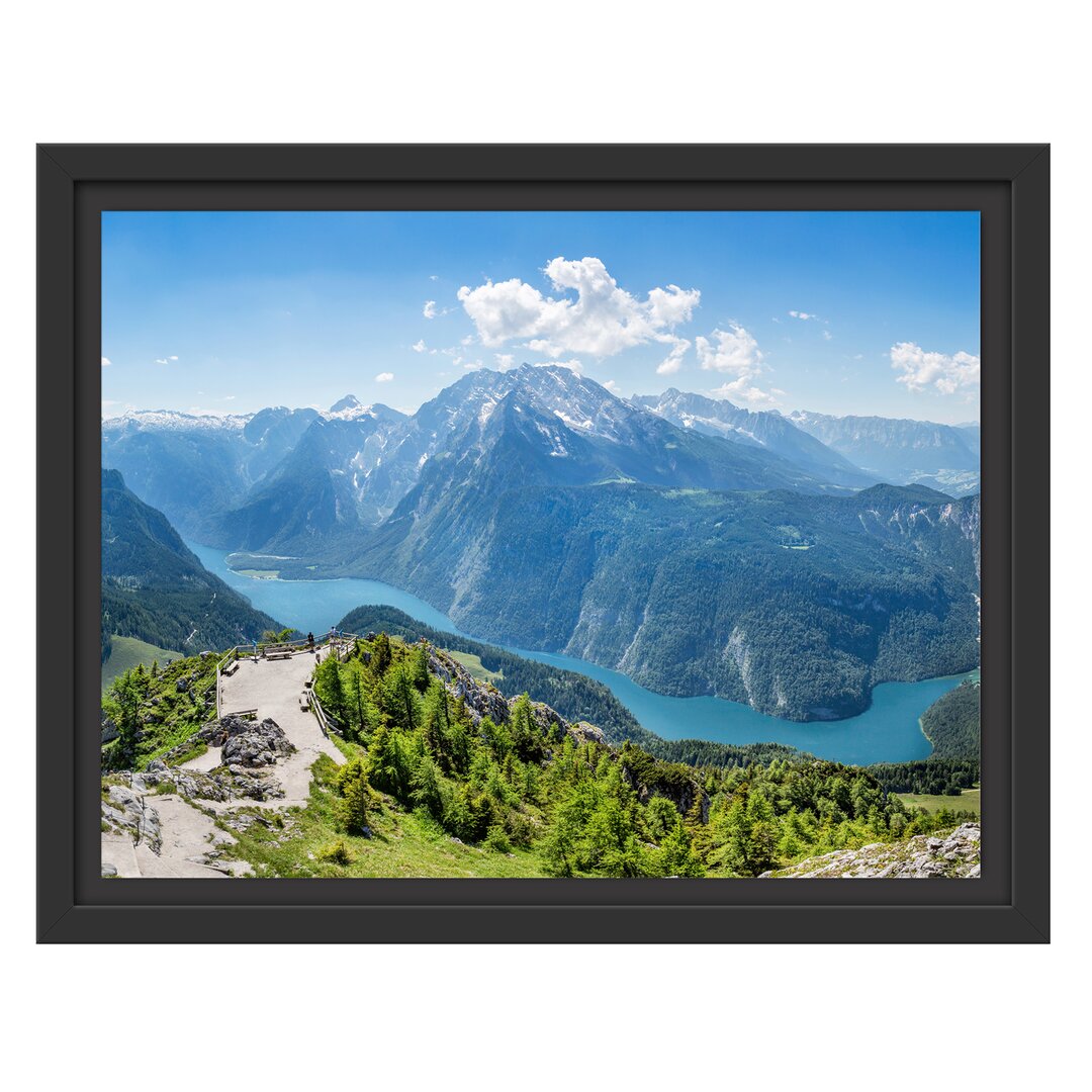 Gerahmtes Wandbild Königssee in Bayern