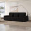 Canapé rembourré 3 places moderne en velours côtelé avec 3 coussins décoratifs modernes-1691898196