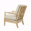 Chaise avec accoudoirs d'appoint