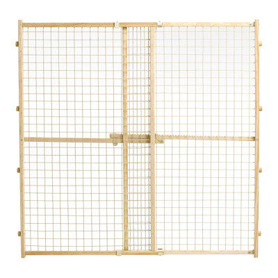 Wood Pressure Mounted Pet Gate