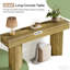 Table d'appoint rustique, console compacte, canapé