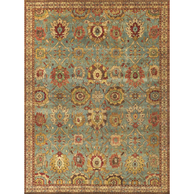 Antique Weave Serapi Wool Oriental Indoor Rug