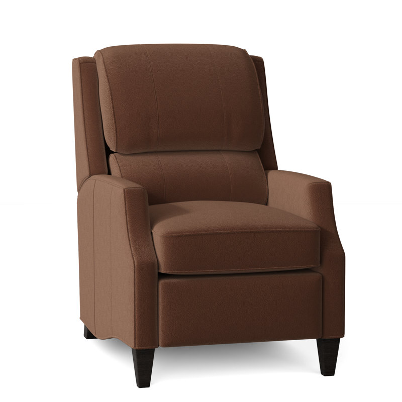 Mauney Recliner, Cobblestone, Manual, Empyrean Tweed Genuine Leather