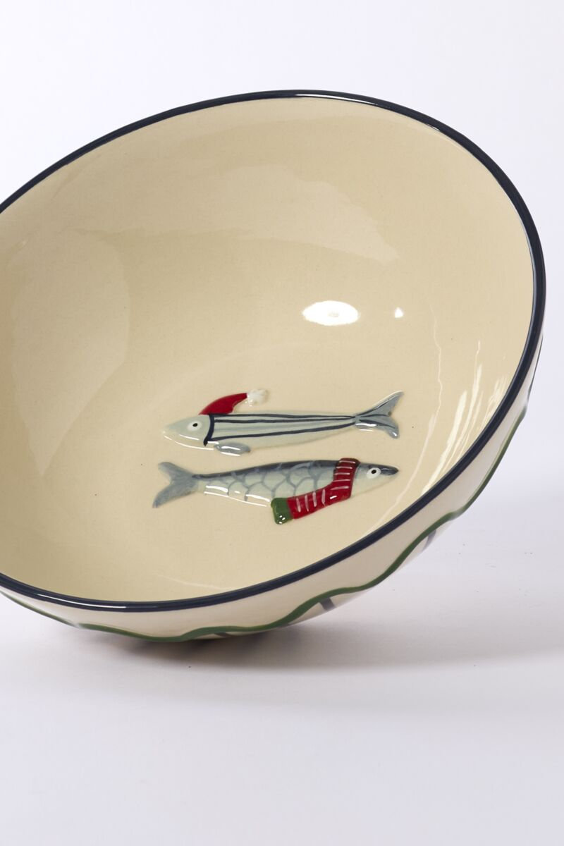 Festive Fish Bowl 10"x 3.5"