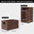 Storage Baskets, Suitable For Shelves. Wicker Baskets For Organization. Waterproof Woven Baskets, Suitable For Food Storage Room. Rectangular Baskets, Brown, 2 Pieces.