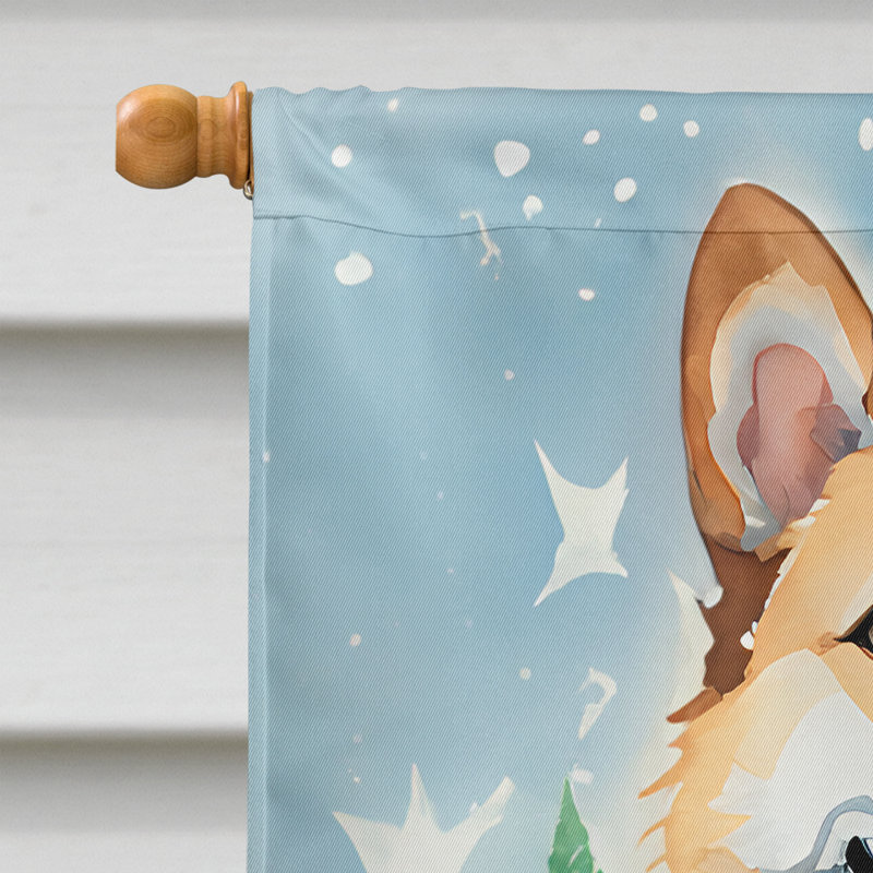 Double Sided Polyester Christmas, 40'' H x 28'' W