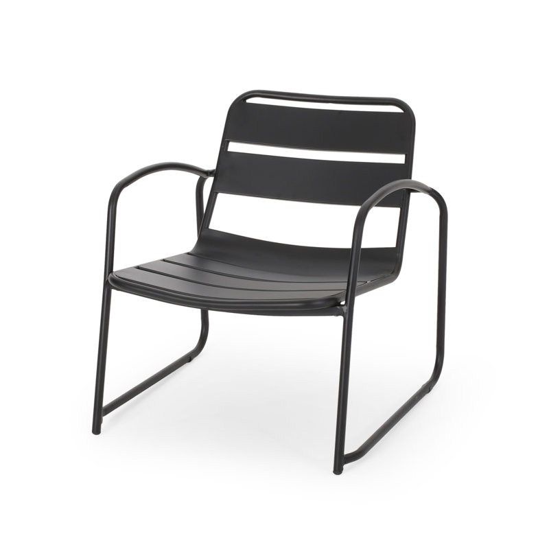 Chaise CONRAD, Noir mat