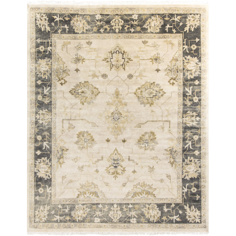 Visconti Wool Oriental Indoor Rug, Rectangle 9' x 13'