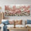«Cream Morning Collage Of Dogwood Trees I», art mural encadré cornouiller