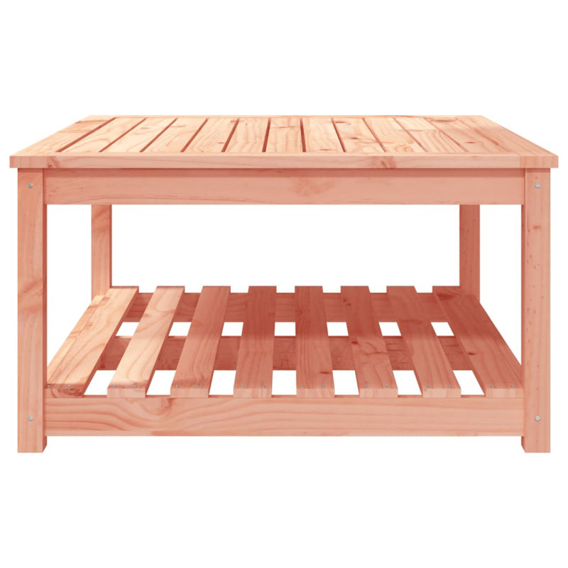Gaurav Rectangular Outdoor Coffee Table, Natural Douglas